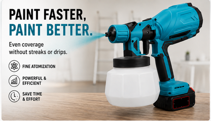Cordless Spray Gun + 2 Batteries